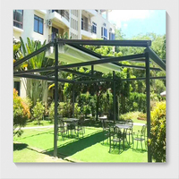 Auvent escamotable de toit de pergola se pliante avec l'auvent escamotable pour le restaurant