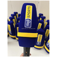 Couverture éponge de microphone sans fil, pièces, CCTV HD, panneau en mousse, microphone sans fil, logo imprimé, vendeur