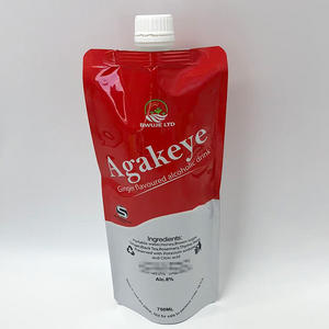 ถุงยืนขึ้นสำหรับเครื่องดื่มเครื่องดื่มและของเหลวดีไซน์แบบรั่วปราศจาก BPA การพิมพ์สี750มล. พร้อมหัวฉีดบรรจุภัณฑ์แบบหัวฉีด - Product Image 1