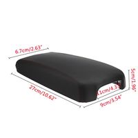 Couvre-accoudoir de console centrale de voiture en cuir PU, repose-bras noir/gris/beige pour Nissan Altima 2013 2014 2015 2016 2017