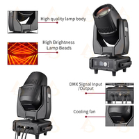 AICPOSE 380W RGBW+UV IP65 Projecteur à tête mobile étanche avec contrôle DMX512, installation facile pour utilisation sur scène