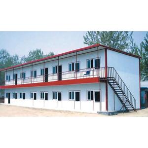 Edificio Prefabricado de Dos Pisos con Techo Inclinado, Estructura de Acero, Panel Sándwich, Uso de Oficina, Diseño Industrial - Product Image 2