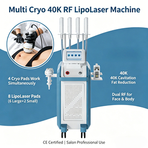 Máquina de Adelgazamiento por Criolipólisis, Congelación de Grasa, Cavitación 40K, 6+2 LipoLaser, Radiofrecuencia, Lifting Facial, Equipo de Belleza para Salón - Product Image 1