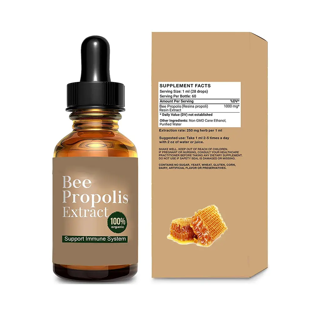 Hete Verkopende Propolis Vloeibare Bijen Propolis Extract Propolis Druppels