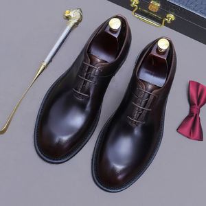 Chaussures Oxford de Luxe Haut de Gamme 2025 pour Hommes en Cuir Véritable, Façonnées à la Main, Antidérapantes, Légères et Respirantes, Idéales pour Affaires et Tenues Décontractées - Product Image 4