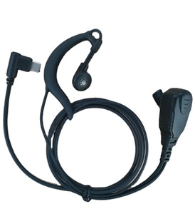 Écouteurs filaires professionnels E13W-TPC avec fil en PU, crochet d'oreille et cordon <span class=keywords><strong>de</strong></span> 100 cm pour talkie-walkie Type-C, casque <span class=keywords><strong>radio</strong></span> bidirectionnel - Product Image 1