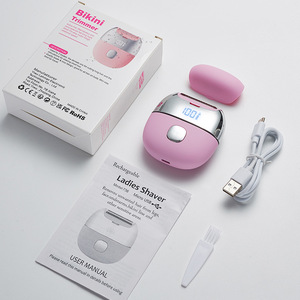 Recortadora de Bikini eléctrica, <span class=keywords><strong>para</strong></span> cara afeitadora indolora, piernas, axilas, impermeable, portátil, depiladora <span class=keywords><strong>para</strong></span> <span class=keywords><strong>mujer</strong></span>, afeitadora <span class=keywords><strong>para</strong></span> zonas íntimas - Product Image 5