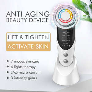 Dispositivo de Belleza Fotónico 7 en 1, Portátil, para Uso Doméstico, Limpieza Facial, Cuidado de la Piel, Rejuvenecimiento, Reafirmación y Masaje, con Enchufe Estadounidense - Product Image 2