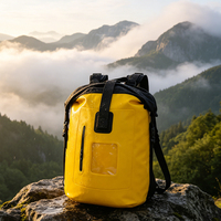 Bâche PVC avec logo personnalisé Sac à dos sec portable étanche 35L pour la randonnée