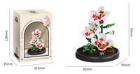 Blocs de construction en plastique Fleur de lys 2026, mini-plante bonsaï, jouet DIY, décoration florale artificielle pour la maison et le bureau, cadeau pour filles et adultes