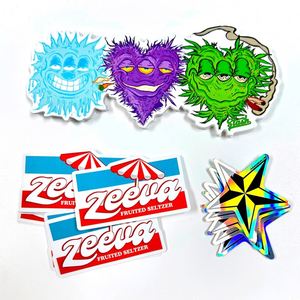Autocollants en vinyle découpés sur mesure, holographiques, résistants à l'eau et aux déchirures, personnalisés pour skateboard, pare-chocs de voiture, artisanat - Product Image 4