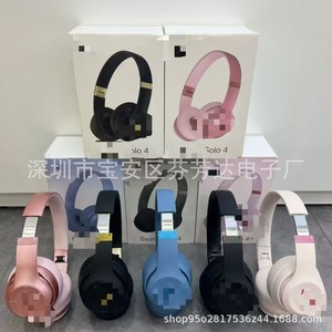 Solo 4 Over Ear Wireless Headphones With Touch <b>Control</b> Type C Charging <b>For</b> Mobile <b>Phone</b> - Product Image 1