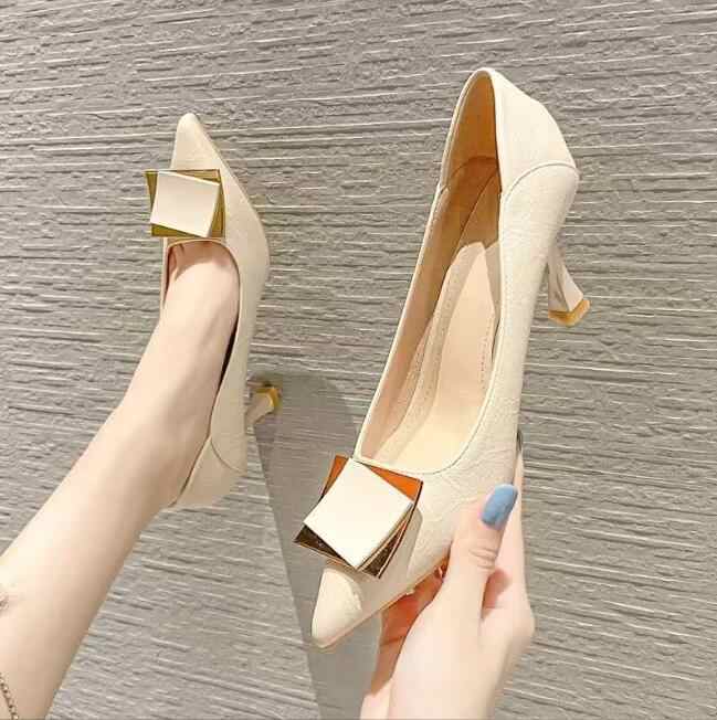 Pointed toe sandals Sequins Fine Heeled High Heels Elegant Sexy Ladies Sandals Wedding Shoes Banquet Shoes Women's