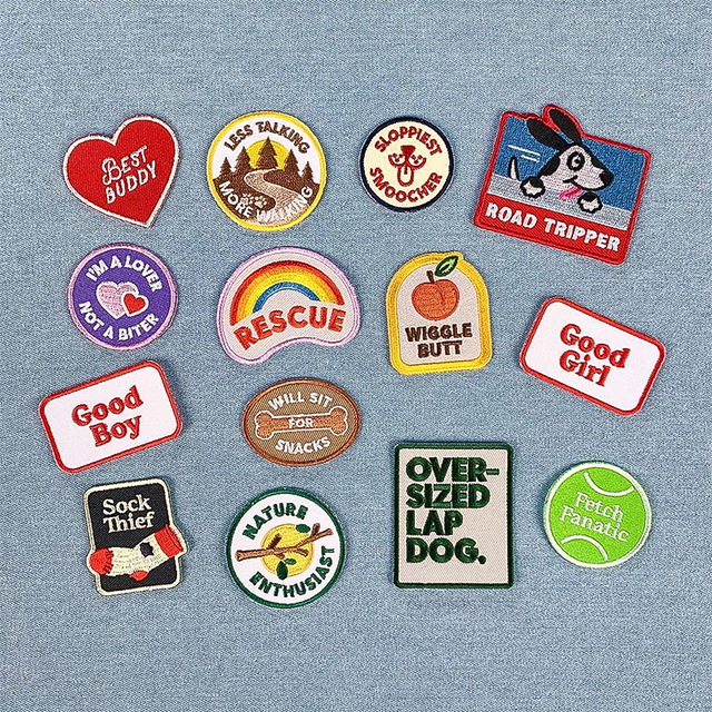 Personalized Patches 3D Designer Hat Patch Heat Transfer Techniques Customized Embroidered Iron-On Patch for Clothing Cap Shoes