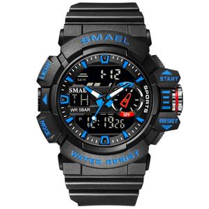 Reloj Digital SMAEL 8043 para Hombre, Reloj Deportivo Impermeable, Reloj Electrónico de Cuarzo - Product Image 2