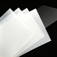 Panneau diffuseur de lumière en acrylique de marque Gaoliangguang, anti-éblouissement, givré, ignifuge, plaque diffuseur en PC 1200x1200x2 pour LED d'intérieur
