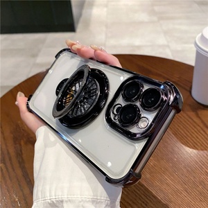 เคสโทรศัพท์ TPU พร้อมที่ยึดโทรศัพท์แม่เหล็กป้องกันการตกแบบหมุนได้ ดีไซน์สร้างสรรค์และสนุกสนาน สำหรับ iPhone 16 15 14 13 12 11 Pro Max - Product Image 6