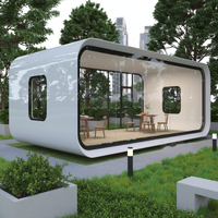 Maison Capsule Apple de Luxe, Module Spacieux Préfabriqué, Cabine Apple Conteneur pour Habitation, Café, Magasin Ray-Zen