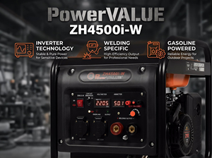 <span class=keywords><strong>Generador</strong></span> de Soldadura Ecológico Refrigerado por Aire Power Value de 3.5KW con Arranque por Retroceso, Inversor de Gasolina Monofásico 220V 50HZ 6H - Product Image 2