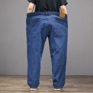 Jeans amples pour hommes grandes tailles 8XL, pantalon cargo en denim extensible, pantalon à jambes larges surdimensionné, vêtements pour personnes de <span class=keywords><strong>grande</strong></span> <span class=keywords><strong>taille</strong></span> - Product Image 4