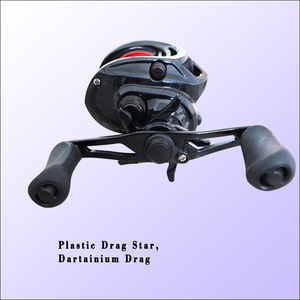 Carretes de Pesca Baitcasting Personalizados 3+1BB 6.4:1 con Carrete de Plástico y Sistema de Freno Estrella <span class=keywords><strong>para</strong></span> Río, Lago y Arroyo - Product Image 3