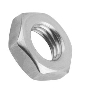 Tuerca Hexagonal Baja K0700 DIN439 ISO4035 M24 Rosca Derecha SW36 A2 Acero Inoxidable Brillante para Montaje de Maquinaria - Product Image 4
