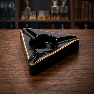 Modern Ceramic Smokeless American Style Rectangular AD Origin <b>Ashtray</b> for Home Bedroom Guest Room Dining Table Restaurant Bar - Product Image 3