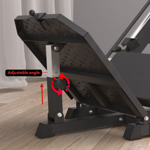 <strong>Leg</strong> <strong>Press</strong> Commercial Gym Fitness Equipment 45 Hack Squat Degree Inverted Kicking <strong>Machine</strong> Linear Bearing Home Gym - Product Image 6