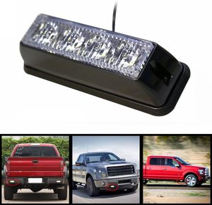Barres lumineuses LED <span class=keywords><strong>4</strong></span> Watts en gros, double couleur, 12V, feux de signalisation clignotants pour véhicules, feux de détresse pour moto, clignotants latéraux - Product Image 6