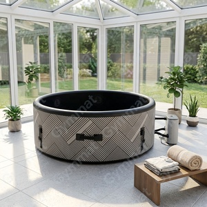 Spa de plein air <span class=keywords><strong>gonflable</strong></span> portable avec massage pour 1 à 6 personnes, <span class=keywords><strong>jacuzzi</strong></span>, piscine à bulles - Product Image 2
