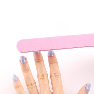 Bloc polissoir à ongles en éponge demi-lune, double face, grain 100/180, jetable, marque privée, pour manucure en salon - Product Image 5