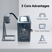 Machine de marquage laser FSHLaser haute vitesse 20W 30W 50W pour gravure sur métal et pneus