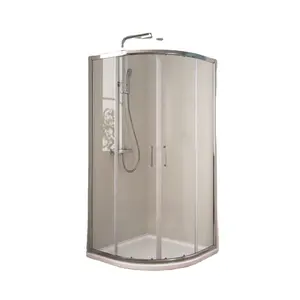 Cabina de ducha de gran venta, puertas móviles, cabina de ducha de vidrio templado, puerta corredera de ducha de gran venta