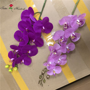 QSLH-H1357ขายส่ง Latex ผีเสื้อ Real Touch Phalaenopsis <span class=keywords><strong>Orchid</strong></span> สำหรับงานแต่งงาน - Product Image 6