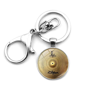 Portachiavi Rotondo con Lettera, Anello Portachiavi, Regalo di Compleanno per Papà, Regalo per la Festa del Papà - Product Image 2