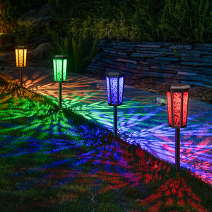 Светильник на солнечной батарее для садовой дорожки на подъездной лужайке для виллы, Точечный светильник для украшения и ландшафта, монокристаллический IP65 - Product Image 4