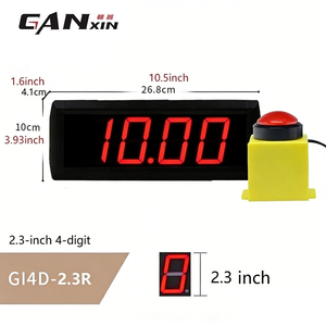 Temporizador Digital LED GANXIN <span class=keywords><strong>de</strong></span> 2.3 Pulgadas y 4 Dígitos, con Botón <span class=keywords><strong>de</strong></span> Inicio, para Juegos <span class=keywords><strong>de</strong></span> Desafío <span class=keywords><strong>de</strong></span> 10 Segundos, con la Oportunidad <span class=keywords><strong>de</strong></span> Ganar Premios y Descuentos - Product Image 2