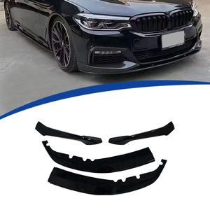 Diffuseur avant BMW Série 5 G30 noir brillant ABS 4 sections pour 2017-2020 - Product Image 1