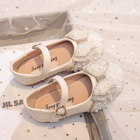Chaussures plates pour petite fille, mode automne, chaussures de princesse pour enfants