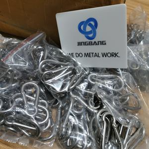 CNC Mini Gold Engrave 25kn Mosquetón <span class=keywords><strong>Clip</strong></span> Aleación de aluminio Snap Mosquetón Gancho para escalada y aplicación de la industria pesada - Product Image 5