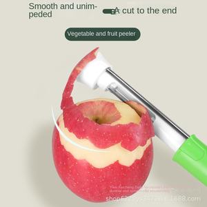 Pelador Manual de frutas y verduras de acero inoxidable de alta calidad, <span class=keywords><strong>Extractor</strong></span> de núcleo de mano, herramienta de pelado para uso en la <span class=keywords><strong>cocina</strong></span> - Product Image 2