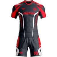 Maillot de football JFR Sports à séchage rapide pour hommes, service OEM, fabrication en gros, maillot de football personnalisé avec numéro, original