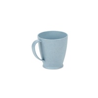Gobelet à bain de bouche réutilisable en plastique, tasse à eau en paille de blé, mug personnalisable avec logo, gobelet à eau durable