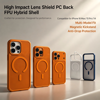 Casing Ponsel Hybrid PC TPU Pelindung Lensa Mewah Anti Benturan untuk 18 Pro Max 18 Pro 17/16/15 Anti Jatuh Magnetik, Pabrik