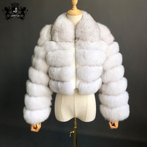Couleur et taille du client Veste en fourrure de renard Manteau d'hiver court en fourrure de renard véritable Manteau en fourrure de renard pour femmes - Product Image 6