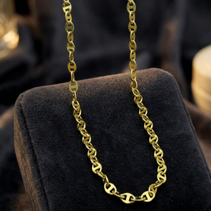 Wholesale 14K 18K 24K Micron <b>Gold</b> <b>Plated</b> Mariner Link <b>Chain</b>, Modern <b>Chain</b> Design Jewelry, Mariner Link Style <b>Chain</b> Fashion <b>Chain</b> - Product Image 2