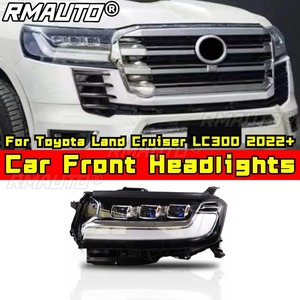 ชุดไฟหน้า LED สำหรับรถยนต์โตโยต้าแลนด์ครุยเซอร์ LC300 ปี 2022+ รุ่นสปอร์ต ดีไซน์สปอร์ต อุปกรณ์ตกแต่งรถยนต์ - Product Image 2