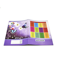 Cahier d'exercices A5 Cahier d'exercices A4 à reliure en ligne française d'usine chinoise pour l'école