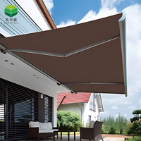 Vente en gros Auvent de balcon électrique rétractable Auvent extensible Auvent pliant pour cour, jardin et restaurant