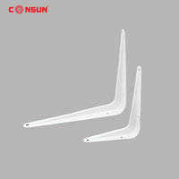 Étagère murale pliable robuste, support d'étagère de rangement triangulaire CONSUN pour armoire de cuisine
